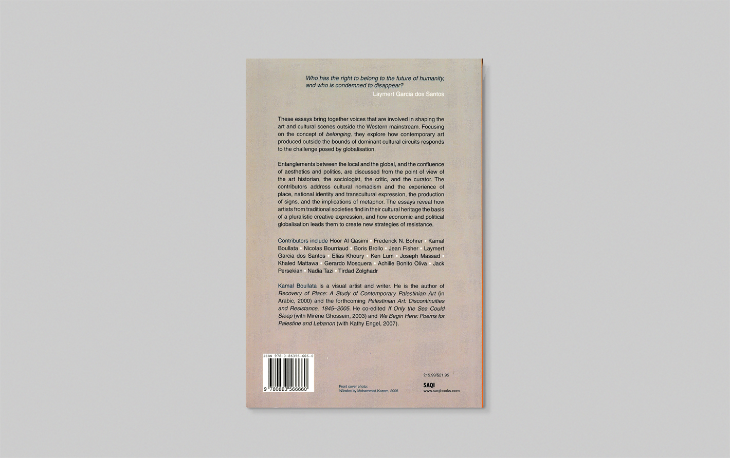 Kamal Boullatta - Belonging and Globalisation: Critical Essays in Contemporary Art and Culture Image