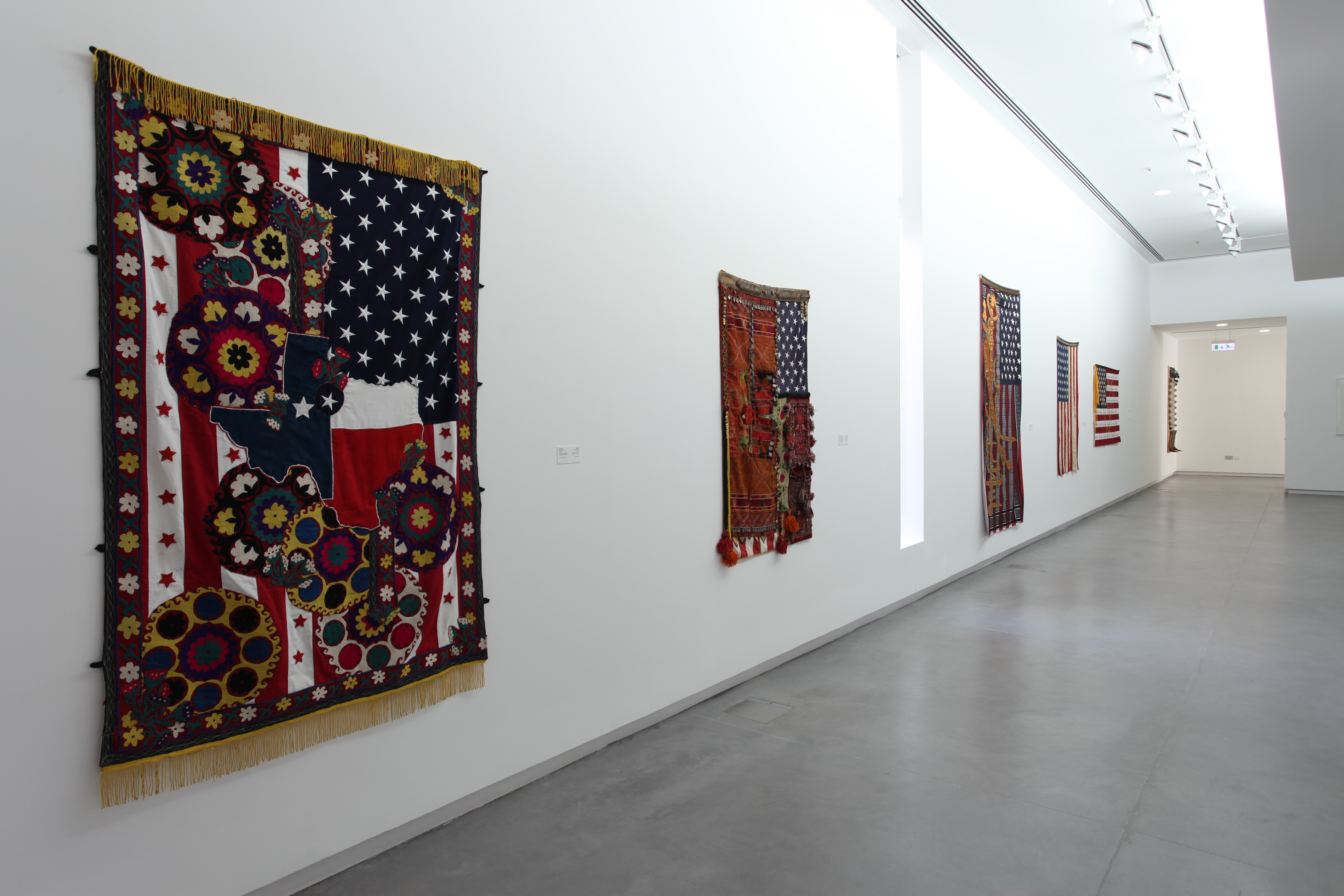 Ten works from the series 'Flag','War' and 'Love Letter' Image