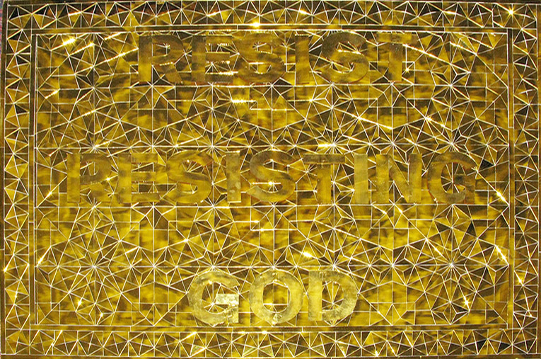 Resist Resisting God [gold] Image