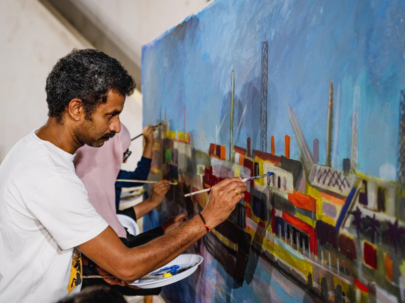 Ongoing Sharjah Biennial 15 Mural Project