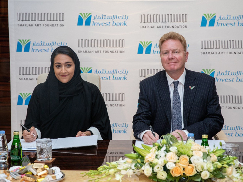 Invest Bank and Sharjah Art Foundation Sign Sponsorship Agreement
