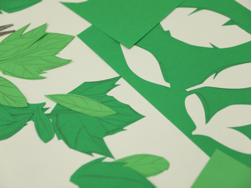 Create Paper Sculptures of Plants