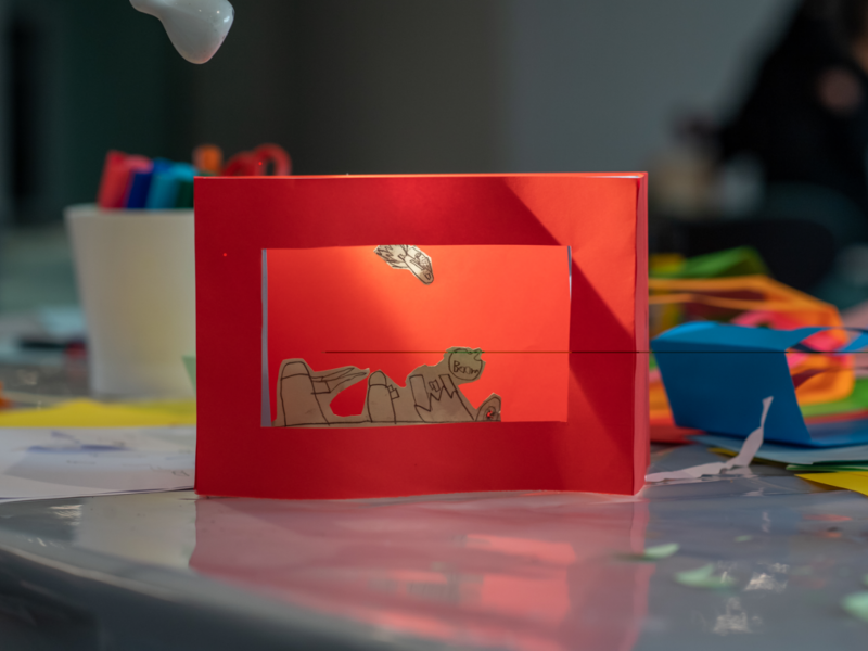 Storytelling with Paper Cut-Out Lightboxes