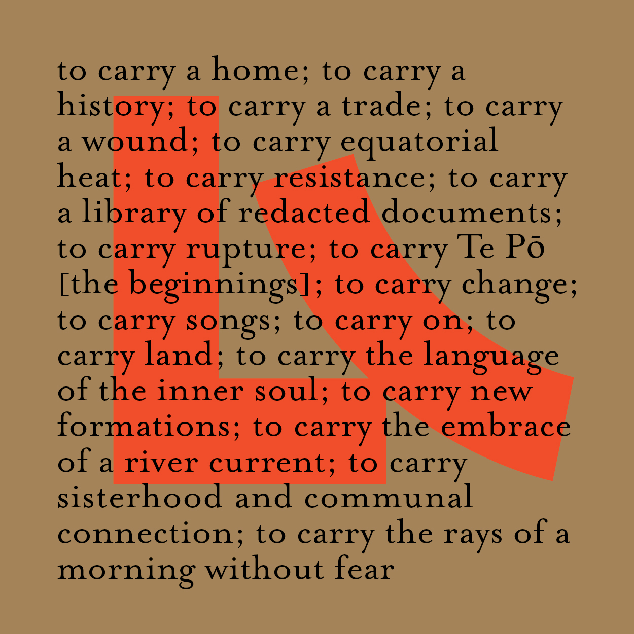 Sharjah Biennial 16: to carry