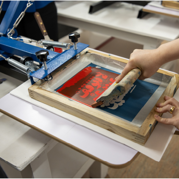 Screenprinting on Tote Bags