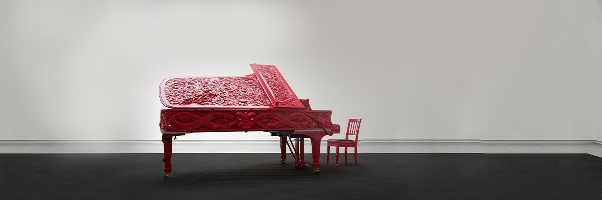 Register now to play Michael Parekōwhai’s Steinway grand piano