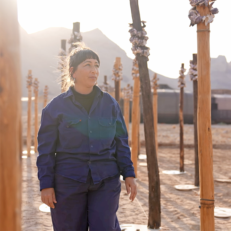 Megan Cope at Sharjah Biennial 16